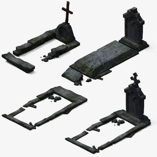 墓地实物图免抠