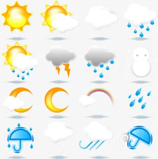 天气预报图标免抠