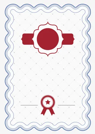 方形花纹信封信函免抠