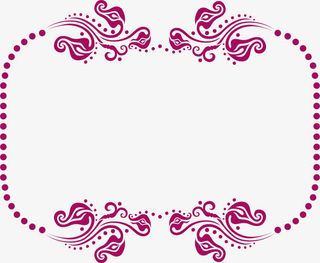 婚礼欧风边框免抠