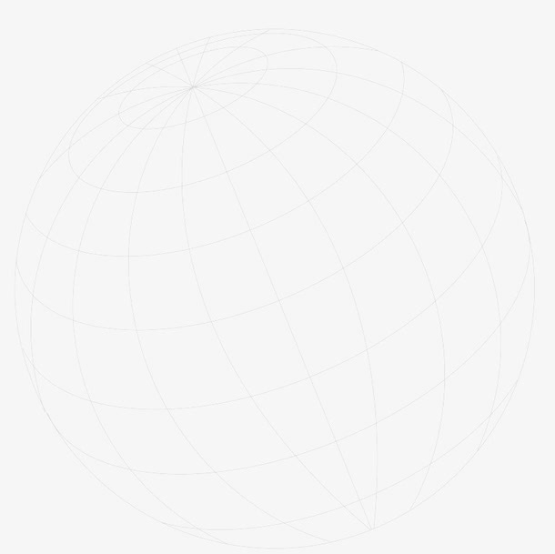 动感线条地球仪免抠