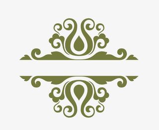 欧式花纹矢量免抠