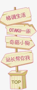 路标 导航免抠