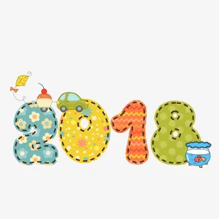 可爱艺术字免抠