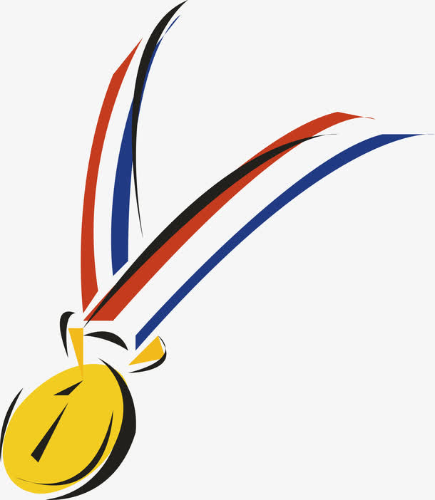 金色奖牌免抠