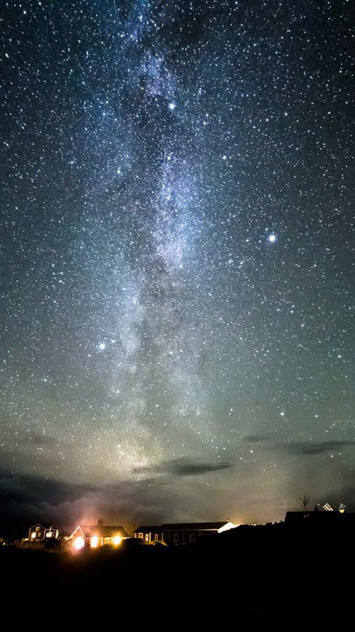 恢弘星空特效H5摄影素材高清