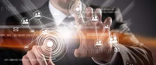 商务酷炫科技触屏背景banner高清