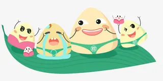 卡通端午粽子免抠