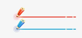 矢量卡通扁平化铅笔栏装饰免抠手绘/卡通卡通元素