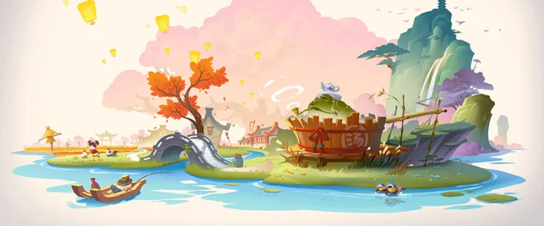 卡通动漫手绘风景人物背景高清 卡通动漫手绘风景人物背景高清