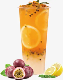 百香柠檬柚子茶免抠 百香柠檬柚子茶免抠