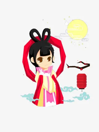 中秋装饰元素免抠