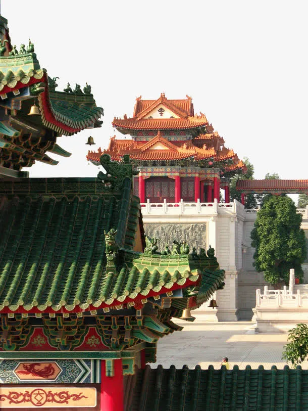 道观建筑免抠