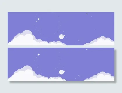 紫色扁平云朵背景高清