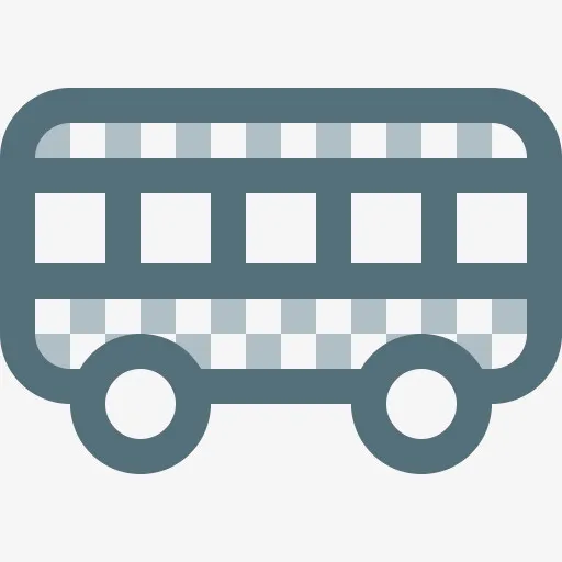 总线观光旅游转移运输旅行车辆b免抠