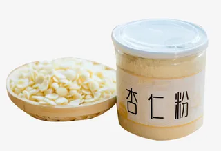 杏仁粉巴旦木粉素材免抠