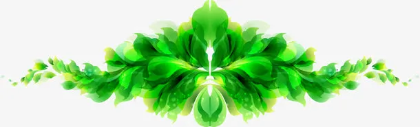 创意时尚叶子矢量图免抠