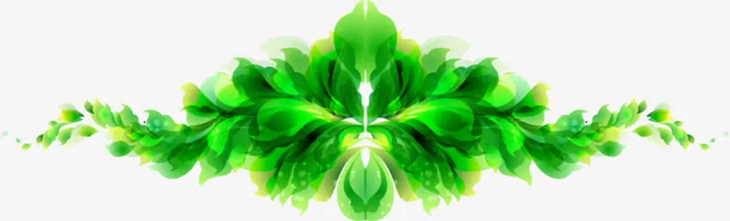 创意时尚叶子矢量图免抠