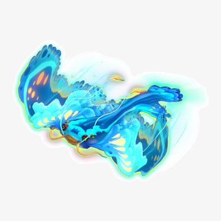 卡通鳐鱼设计免抠