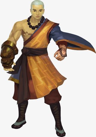 武术僧人免抠