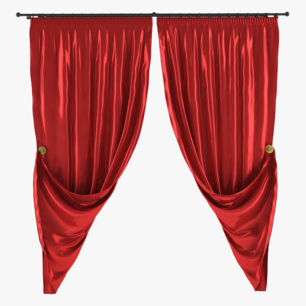 舞台帷幕装饰免抠