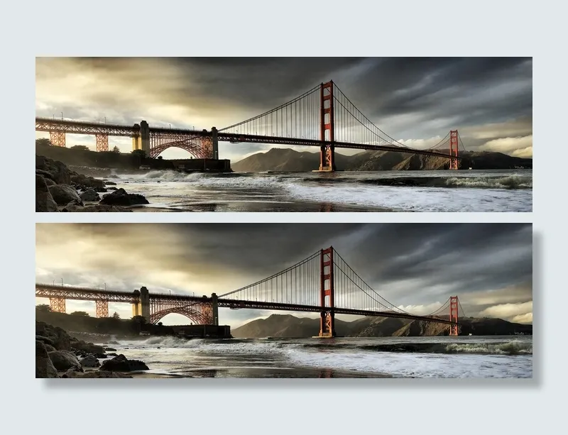 大气桥海报背景图高清