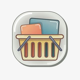 卡通疯狂买买买的PNG免抠