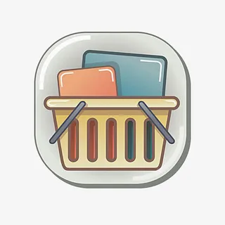 卡通疯狂买买买的PNG免抠