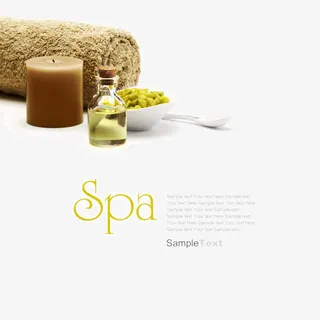 精油毛巾SPA用品免抠