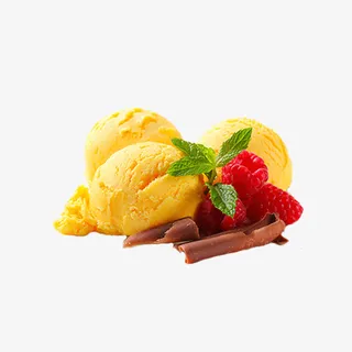 香草雪糕球冰淇淋免抠