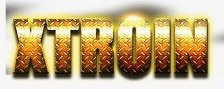 金属纹理字体免抠