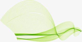 绿色科技波纹免抠