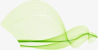 绿色科技波纹免抠