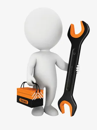 3d图标 修理工免抠