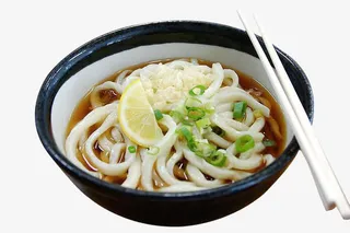 小吃食品乌冬面免抠