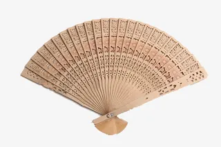 木质折扇免抠素材免抠