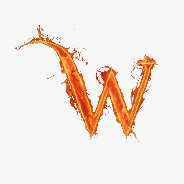 燃烧的字免抠