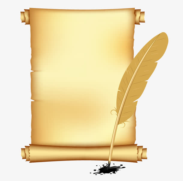 破旧的信纸免抠