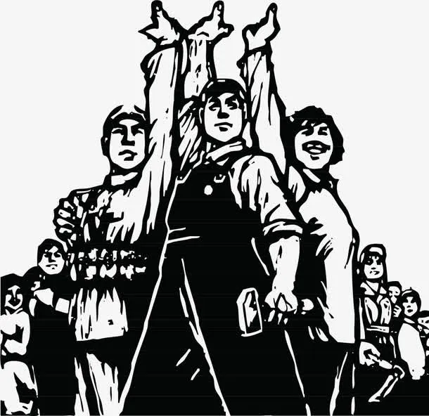高清素描手绘军人免抠