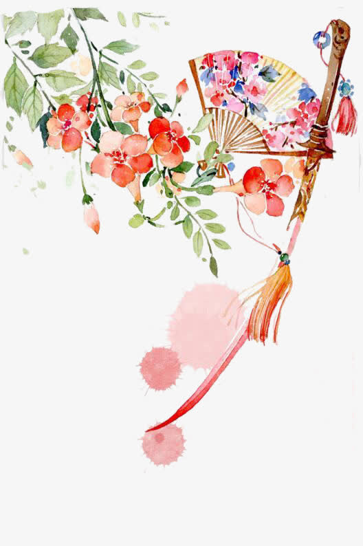 古风插画免抠