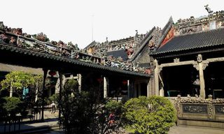 广州陈家祠风景摄影免抠