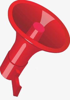 红色小喇叭免抠