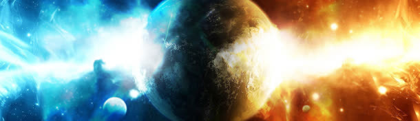 炫酷科技地球边境VS背景