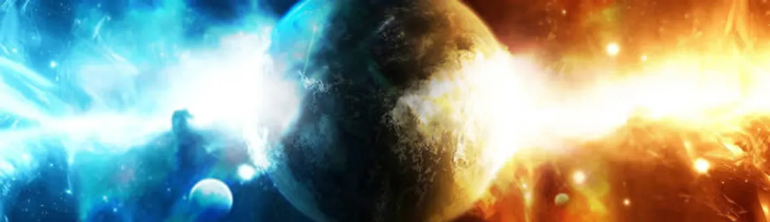 炫酷科技地球边境VS背景