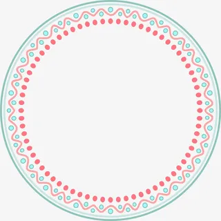 创意花纹边框免抠