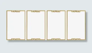 金属质感边框相框免抠