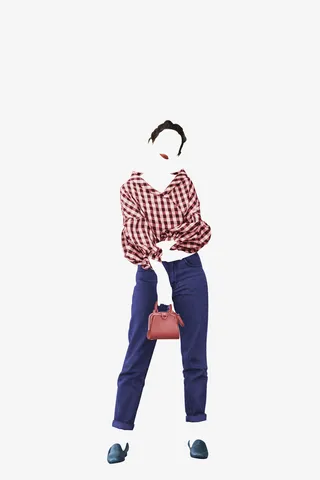 人物衣服穿搭免抠