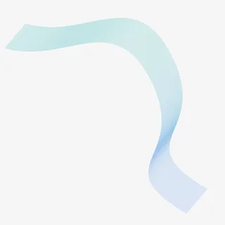 手绘蓝色科技动感线条免抠