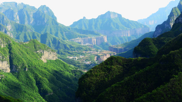 山西太行山风景五免抠