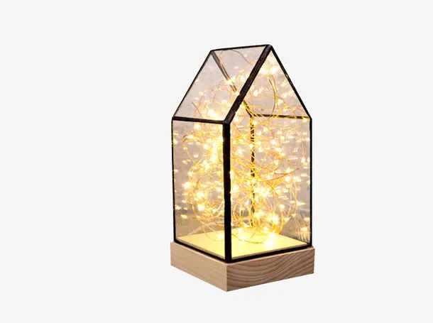 北欧风小房子家居灯饰免抠